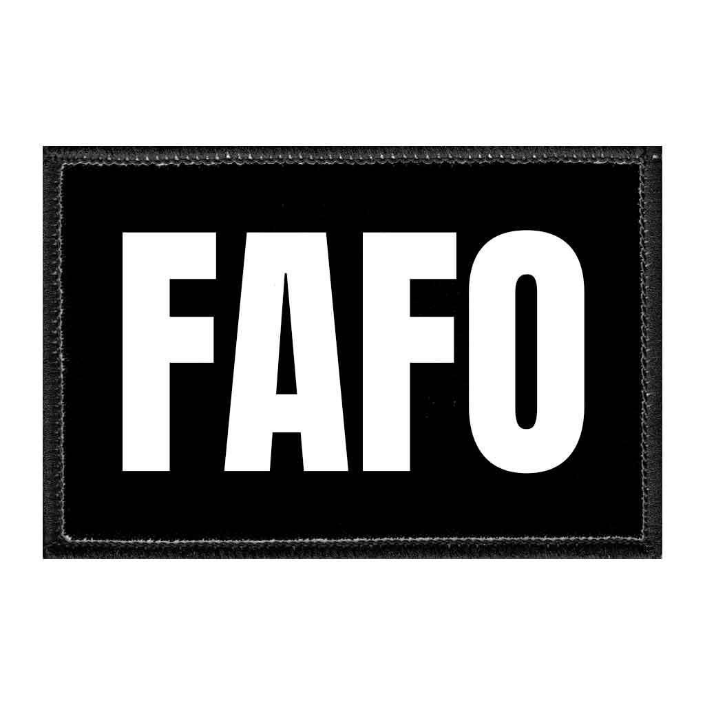 FAFO - Removable Patch - For Gift Shops