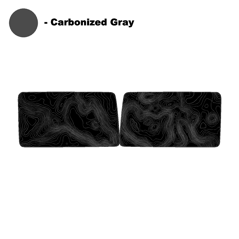Topo Hardtop Side Window Overlays - 2021+ Bronco 4 Door