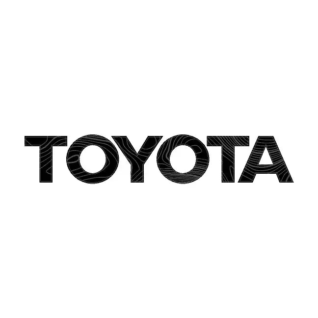 "TOYOTA" Topo Front Grille Emblem Kit - 2024+ Land Cruiser / 07-14 FJ Cruiser