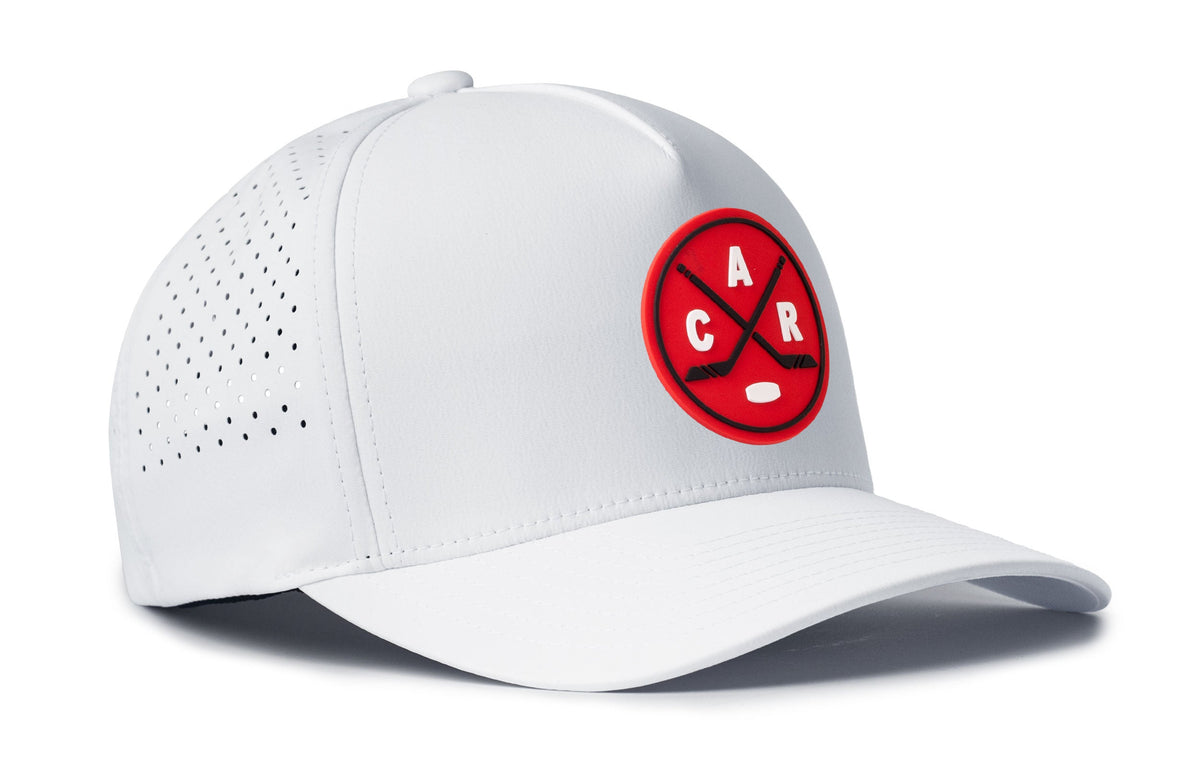 Carolina Hockey Performance 5-Panel Hat | Red CAR X Flexfit Snapback