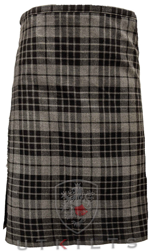 Traditional Kilt – Standard 4–5 Yard Wool, Gray Watch