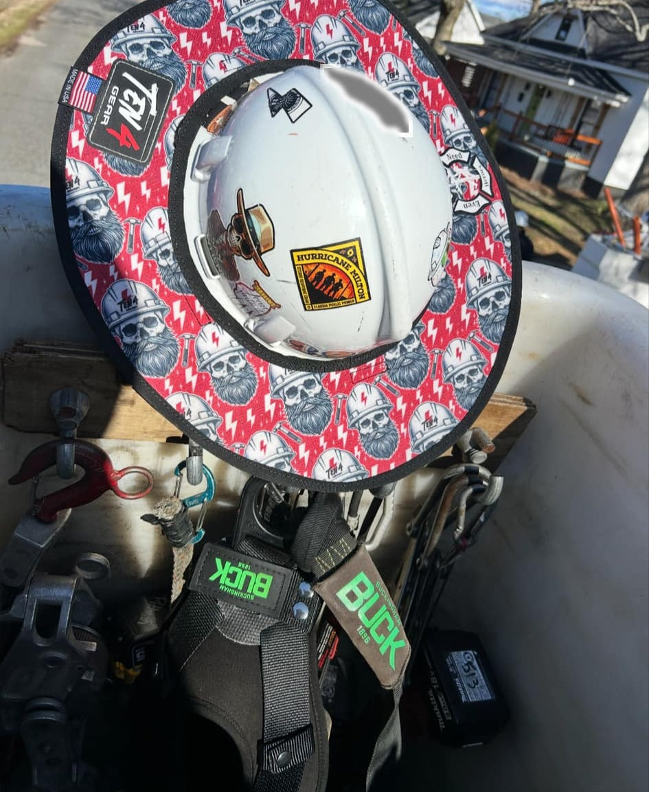 The Hoss Hard Hat Sun Shade Visor – Water-Resistant Worksite Visor for Full Brim & Kask Hard Hats