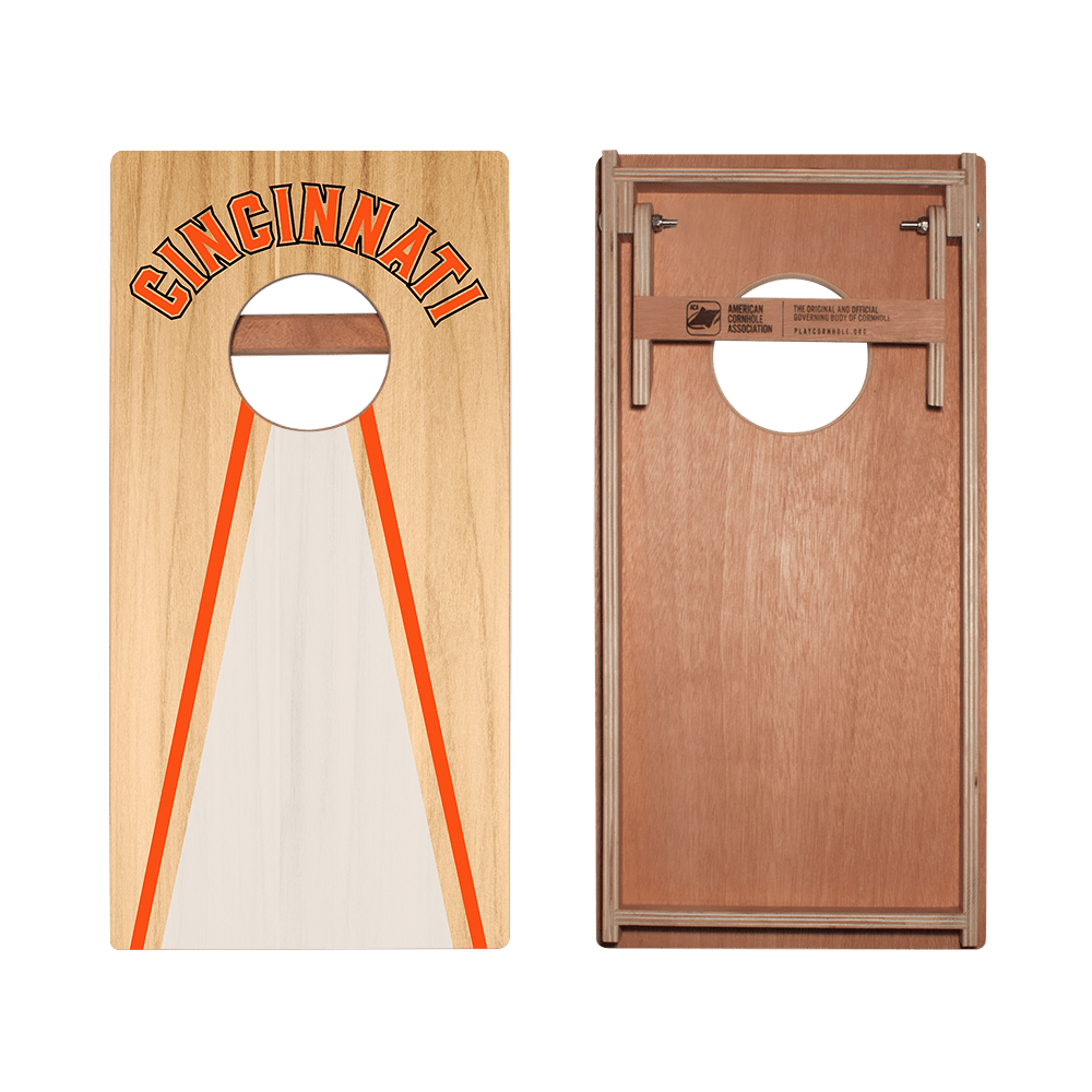 Cincinnati Football Gameday Backyard 1x2 ft Cornhole Board Set