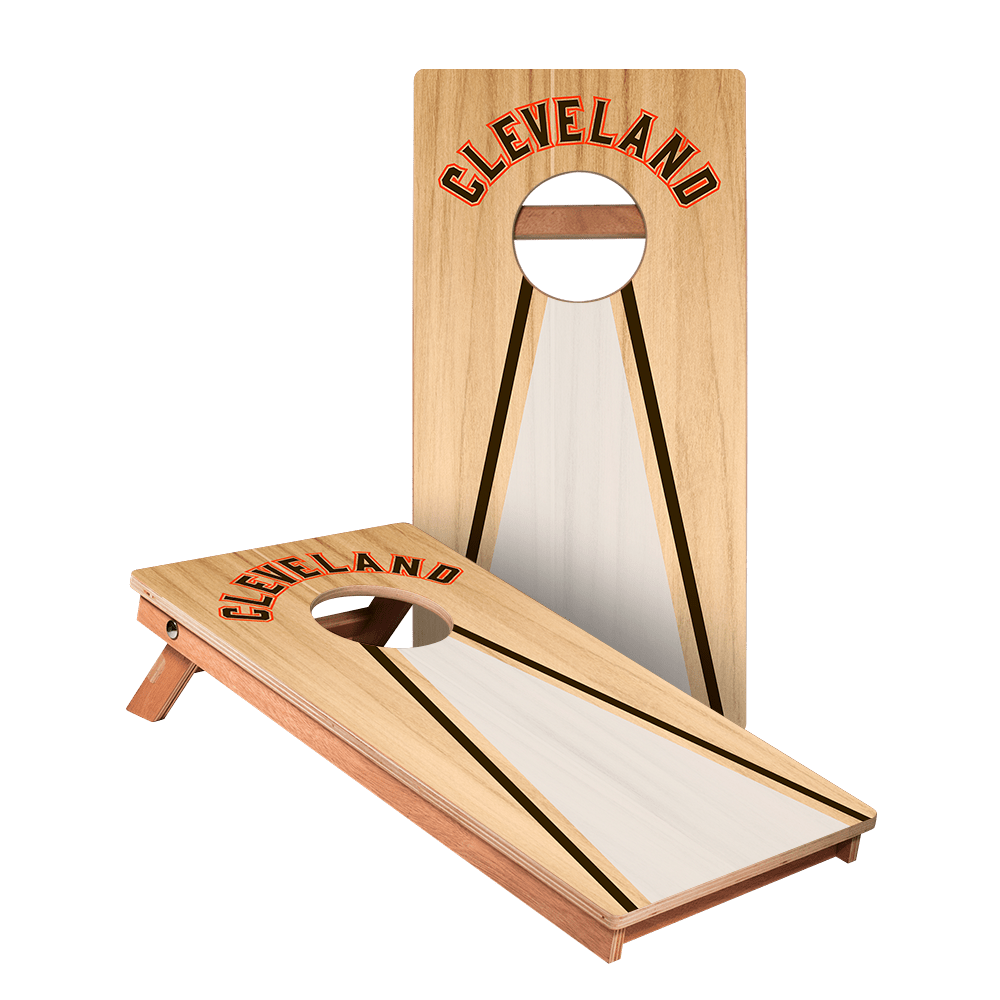 Cleveland Football Gameday Backyard 1x2 ft Cornhole Board Set