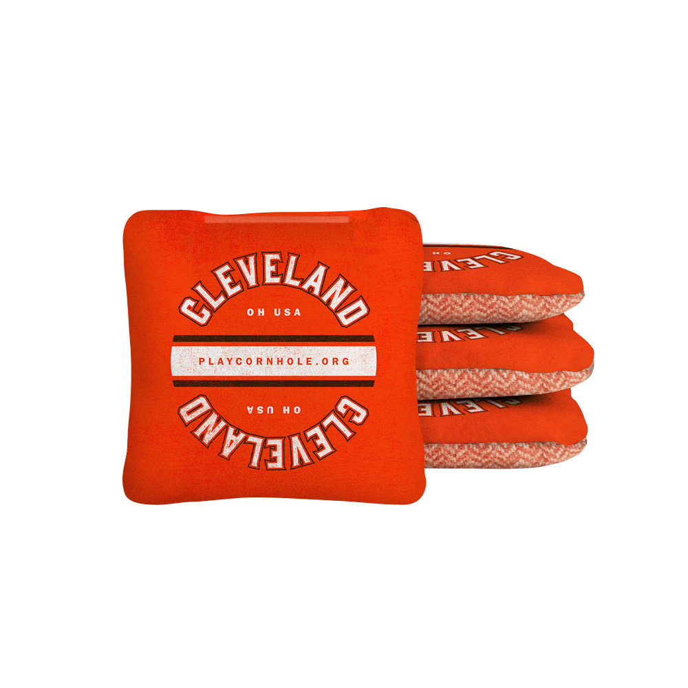 Cleveland Football Gameday Backyard 1x2 ft Cornhole Board Set