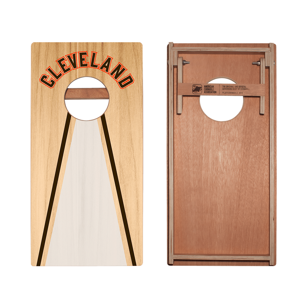 Cleveland Football Gameday Backyard 1x2 ft Cornhole Board Set