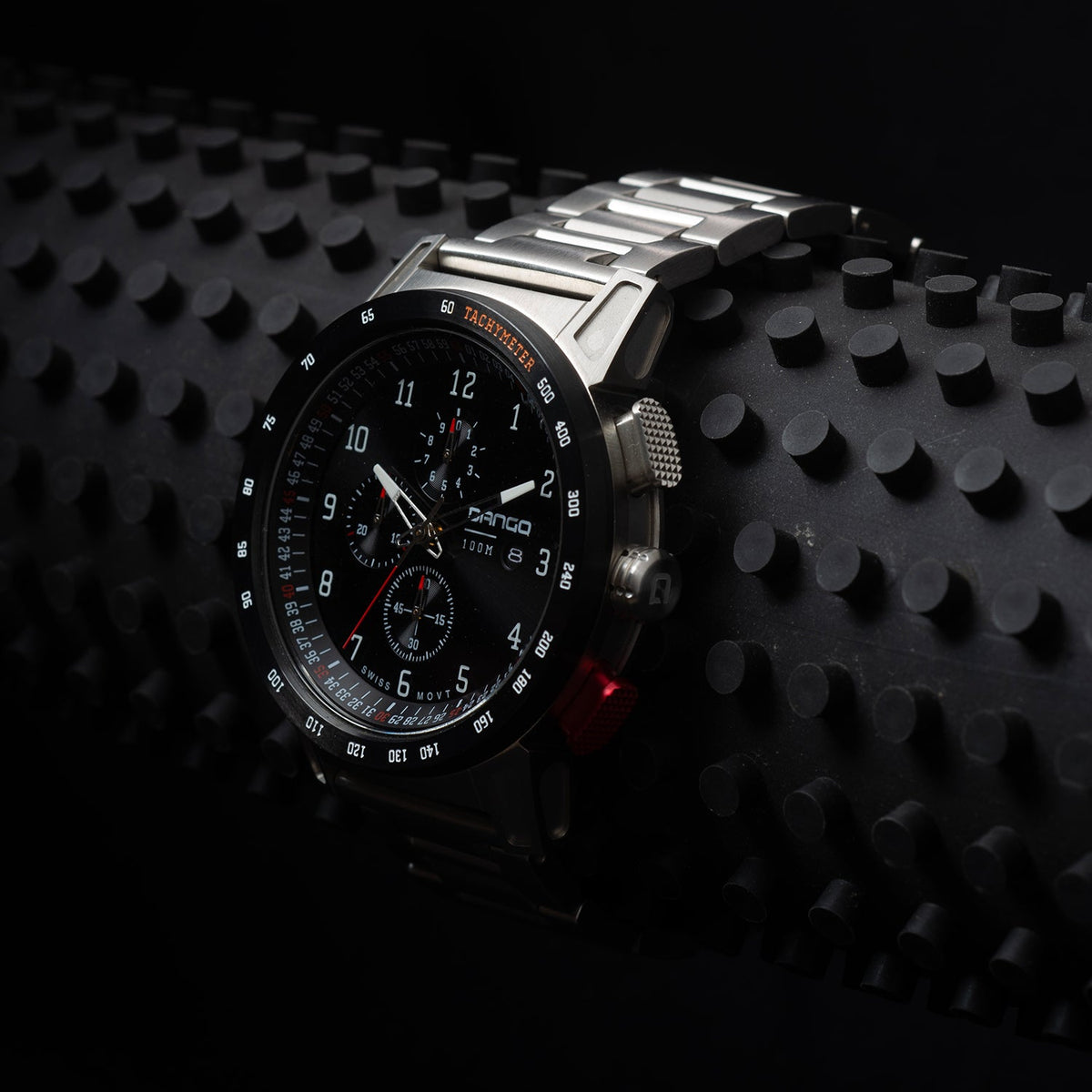 CR-01 - Chrono Watch with Metal Bracelet