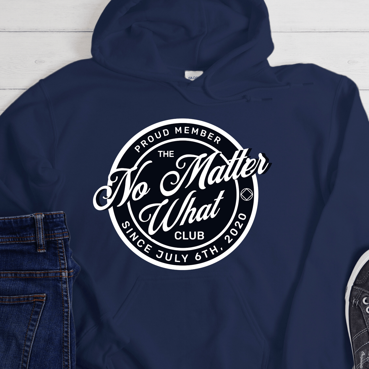 Custom Recovery Hoodie | Inspiring Sobriety | No Matter What Club