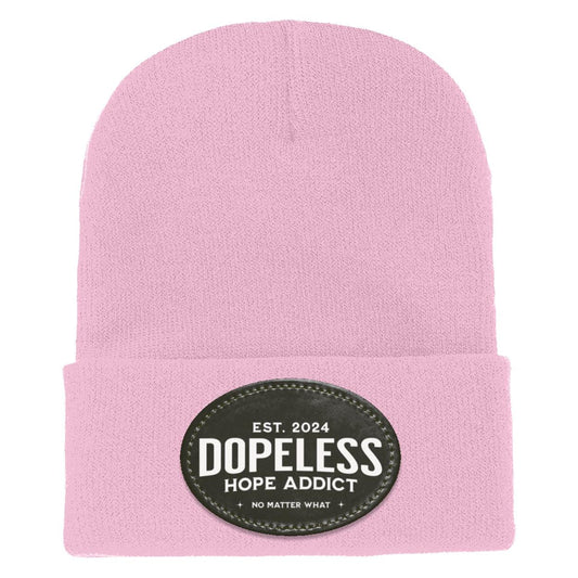 Custom Recovery Knit Beanie | Inspiring Sobriety | Dopeless Hope Addict