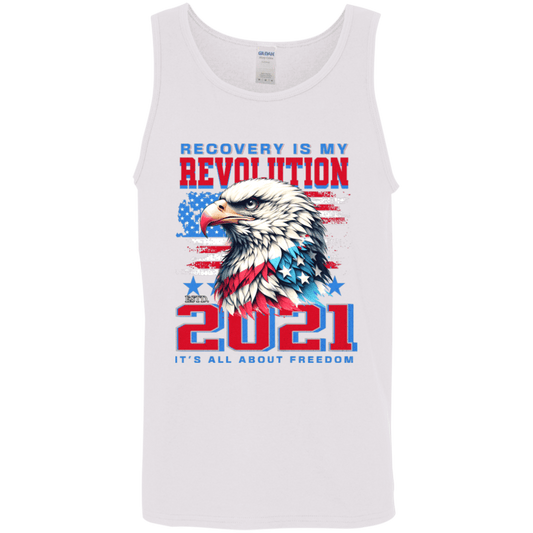 Custom Recovery Unisex Tank | Inspiring Sobriety | Recovery Is My Revolution