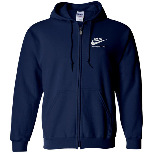 Custom Recovery Zip Hoodie | Inspiring Sobriety | (DOC) Just Don't Do It