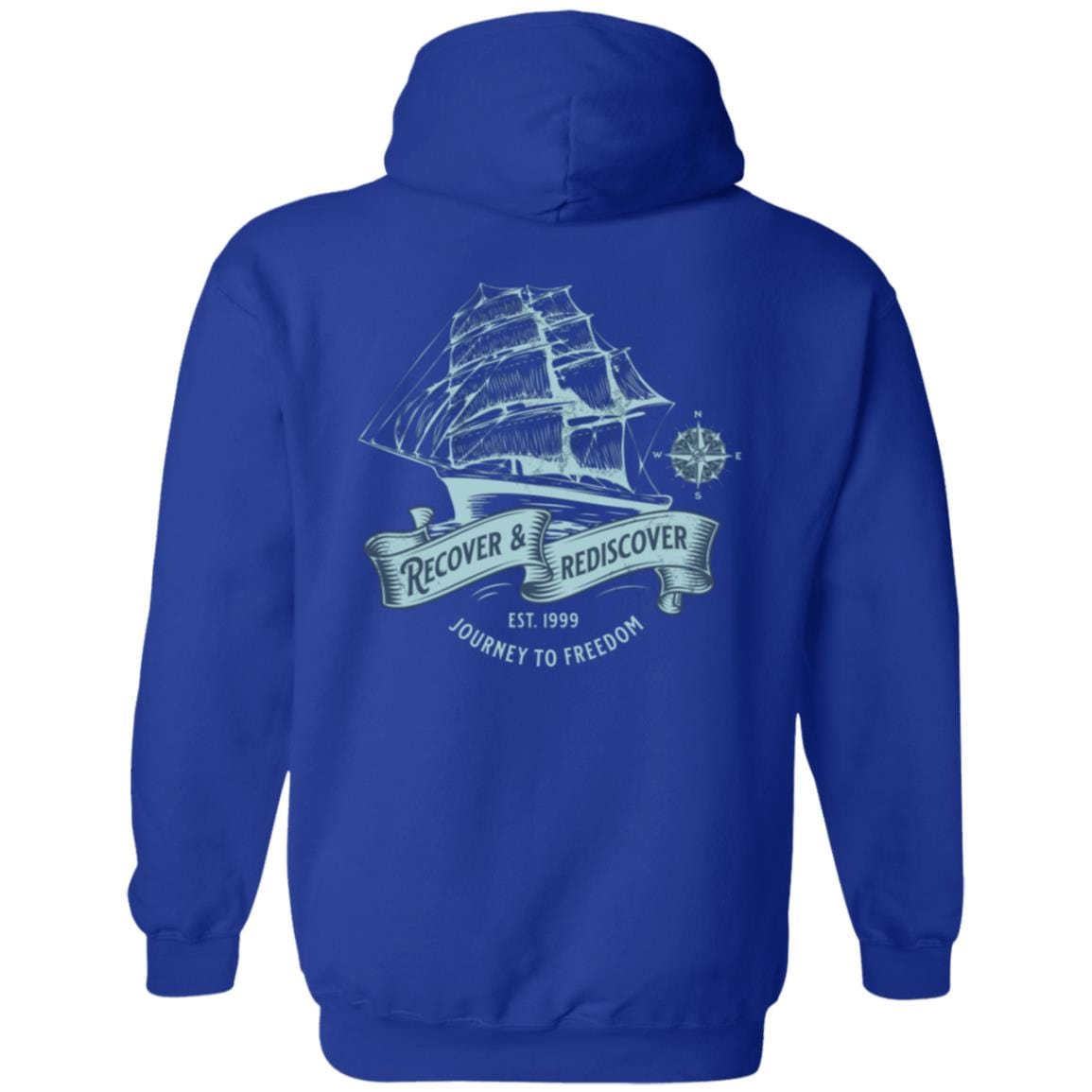Custom Recovery Zip Hoodie | Inspiring Sobriety | Recover and Rediscover