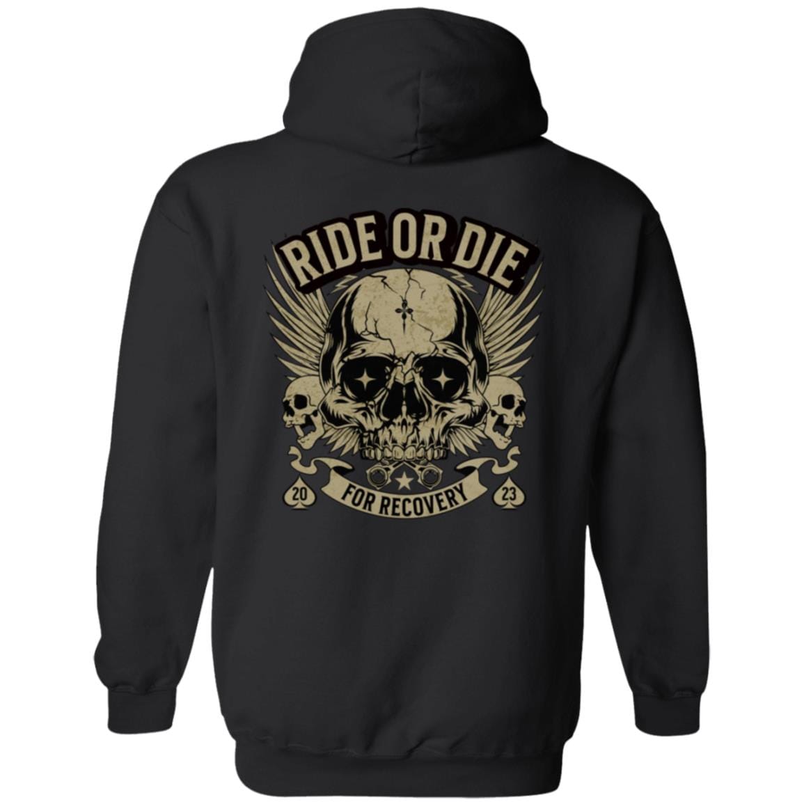 Custom Recovery Zip Hoodie | Inspiring Sobriety | Ride or Die For Recovery