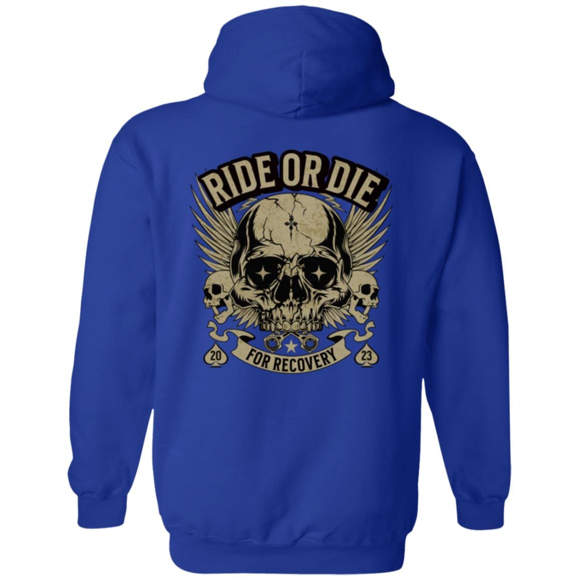 Custom Recovery Zip Hoodie | Inspiring Sobriety | Ride or Die For Recovery