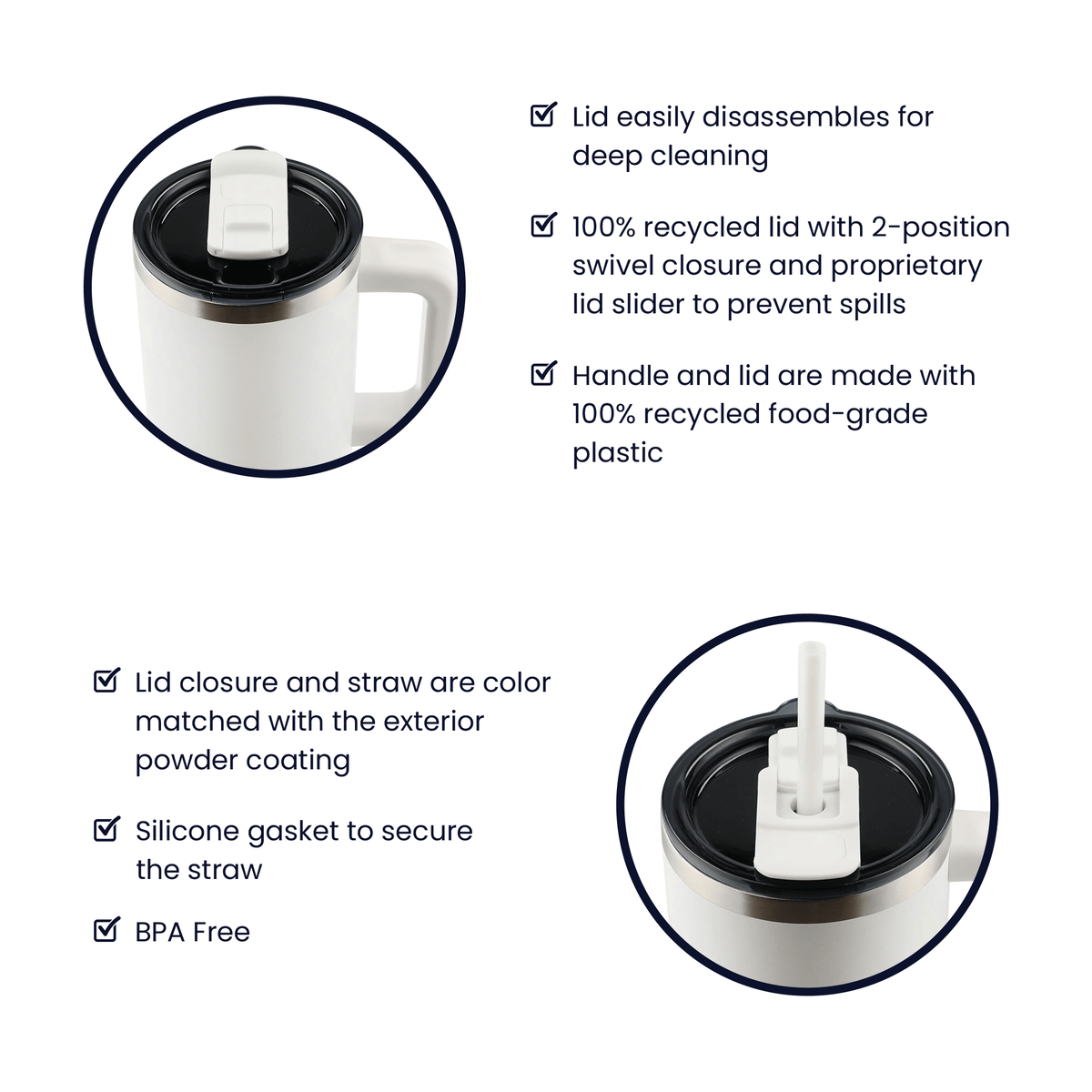 Custom SS Recovery Tumbler | Inspiring Sobriety | Clean AF Since