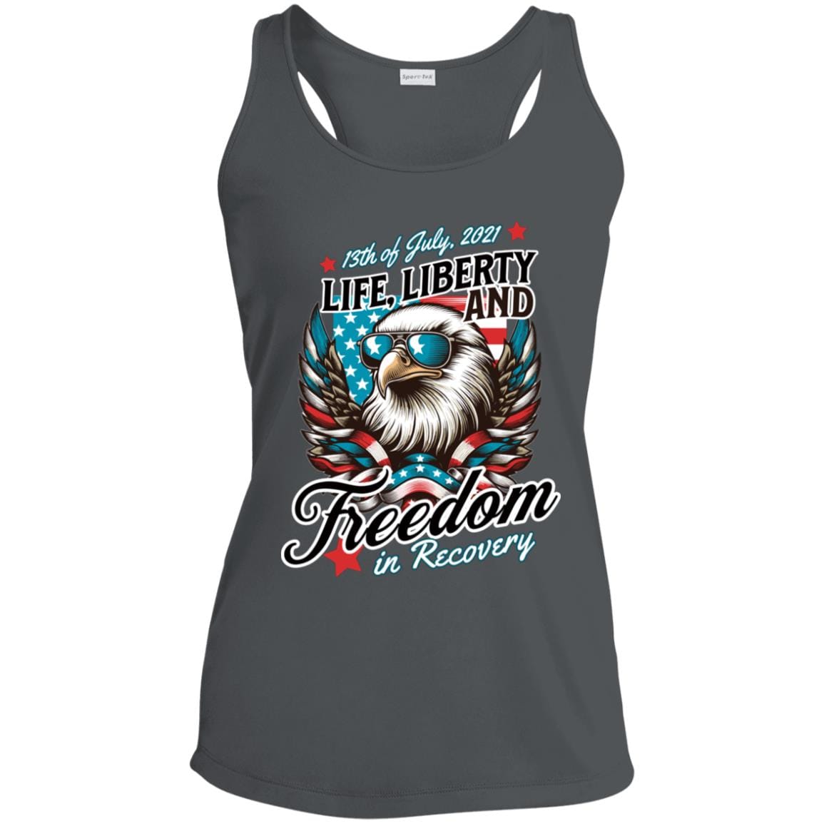 Custom Womens Recovery Tank | Inspiring Sobriety | Life, Liberty & Freedom
