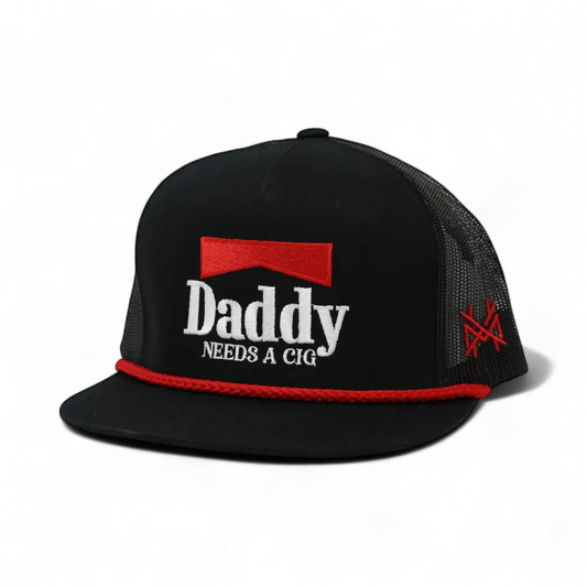 Daddy Needs a Cig Snapback Hat