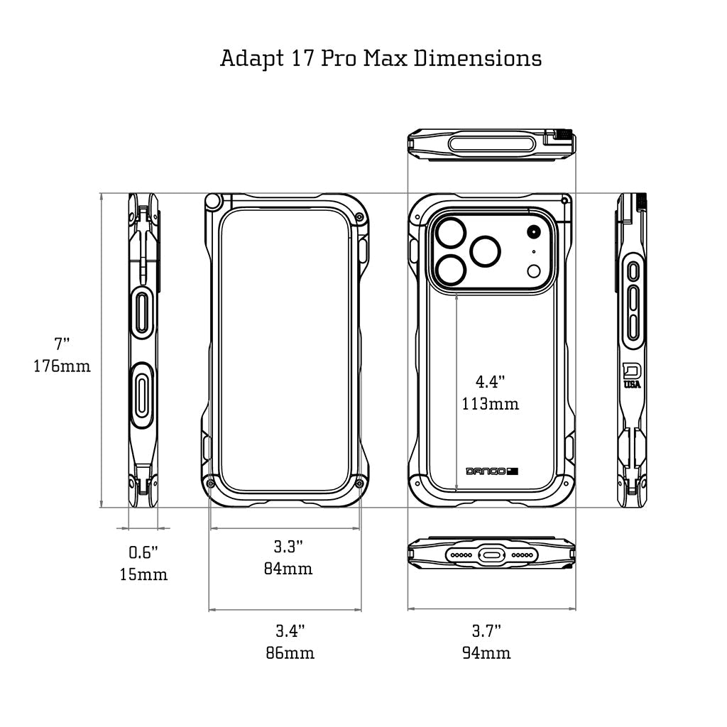 DANGO Adapt Case - Iphone 17 Pro Max