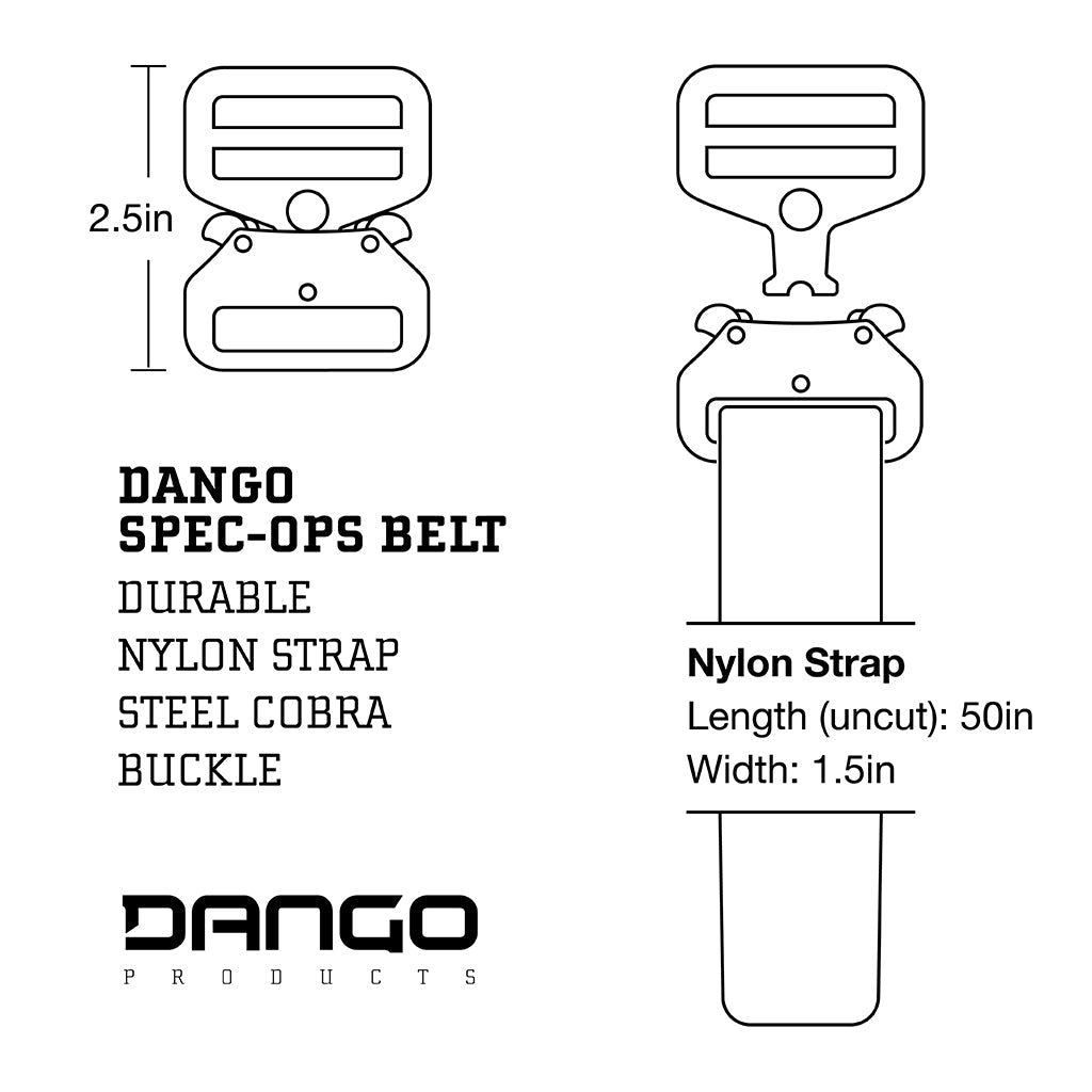 DANGO Speck-Ops Belt Bundle - All 3 Colors