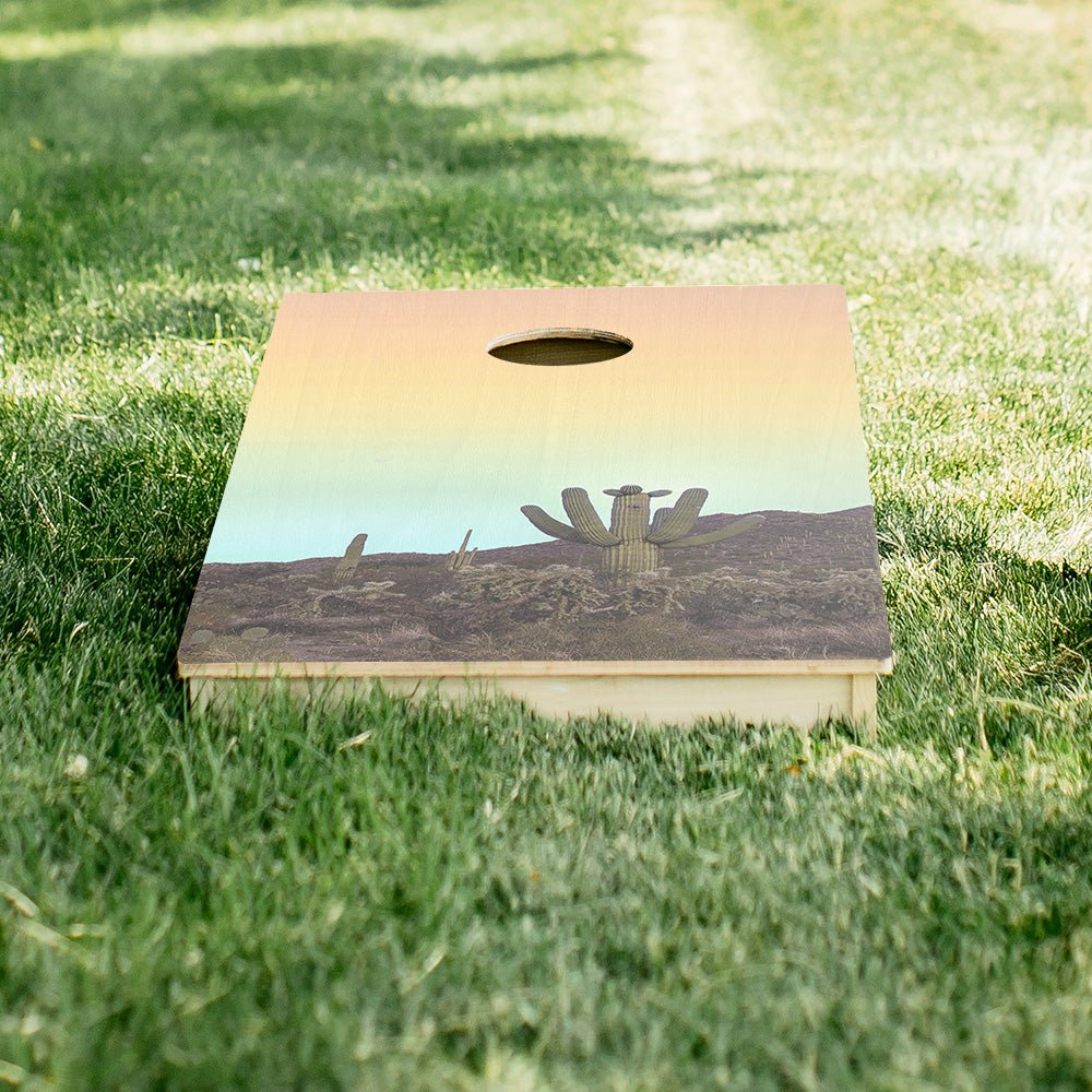 Desert Lands Star Cornhole Boards