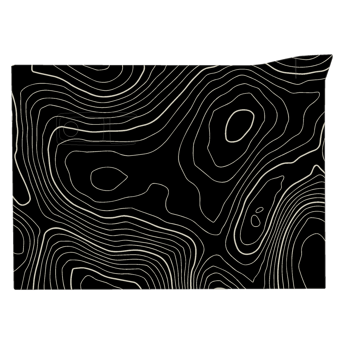 Topo Glovebox Overlay Kit (Printed Series) - 2021+ Bronco