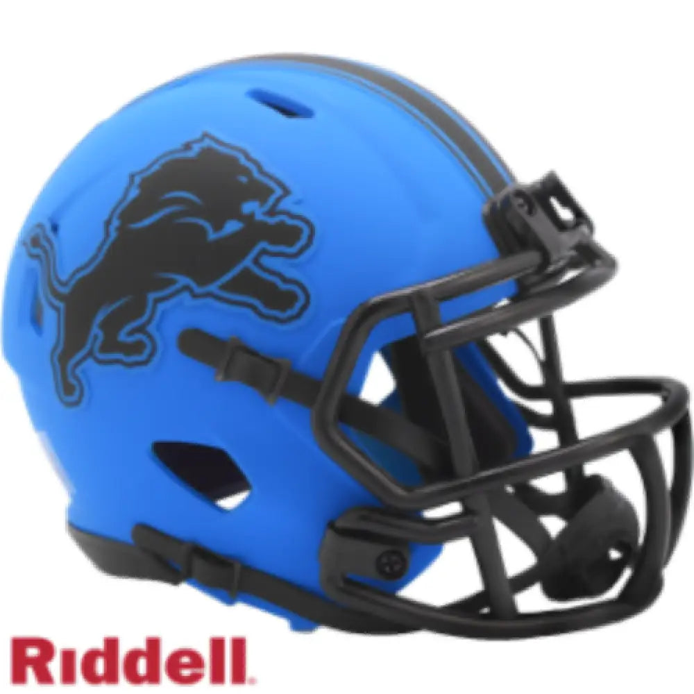 Detroit Lions NFL Mini Speed Football Helmet RAVE