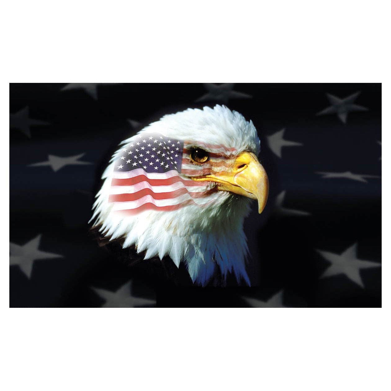 Patriotic Eagle Flag