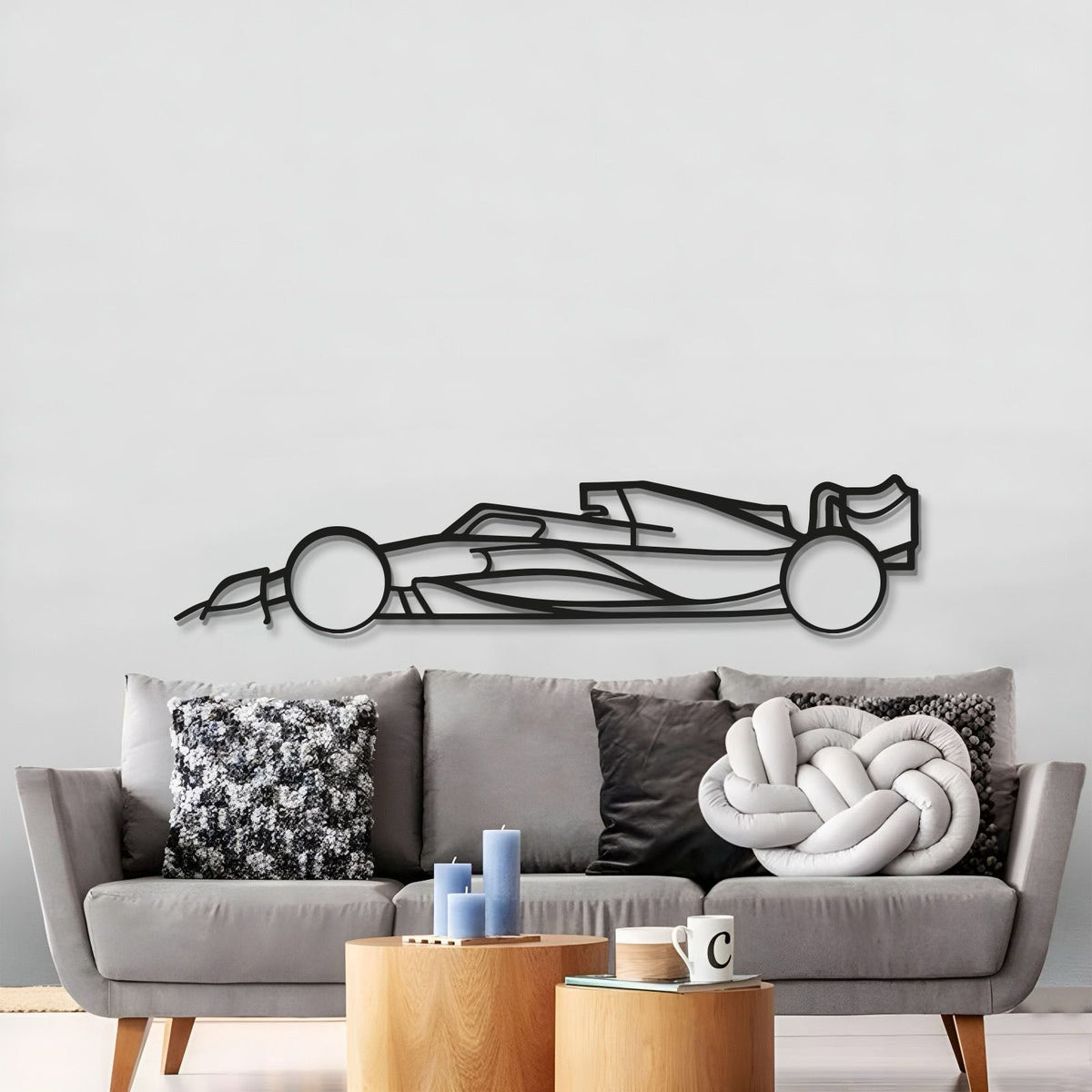 Formula 1 2022 Metal Car Wall Art- MT0978