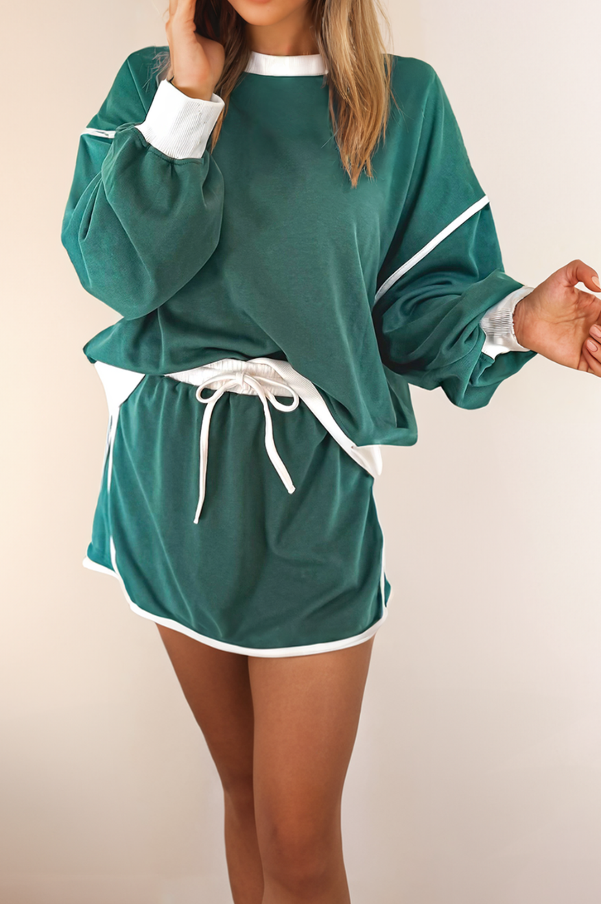Green Country Club Skort Set