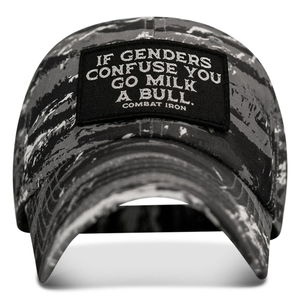 If Genders Confuse You Go Milk A Bull Patch Ripstop Tactical Hat
