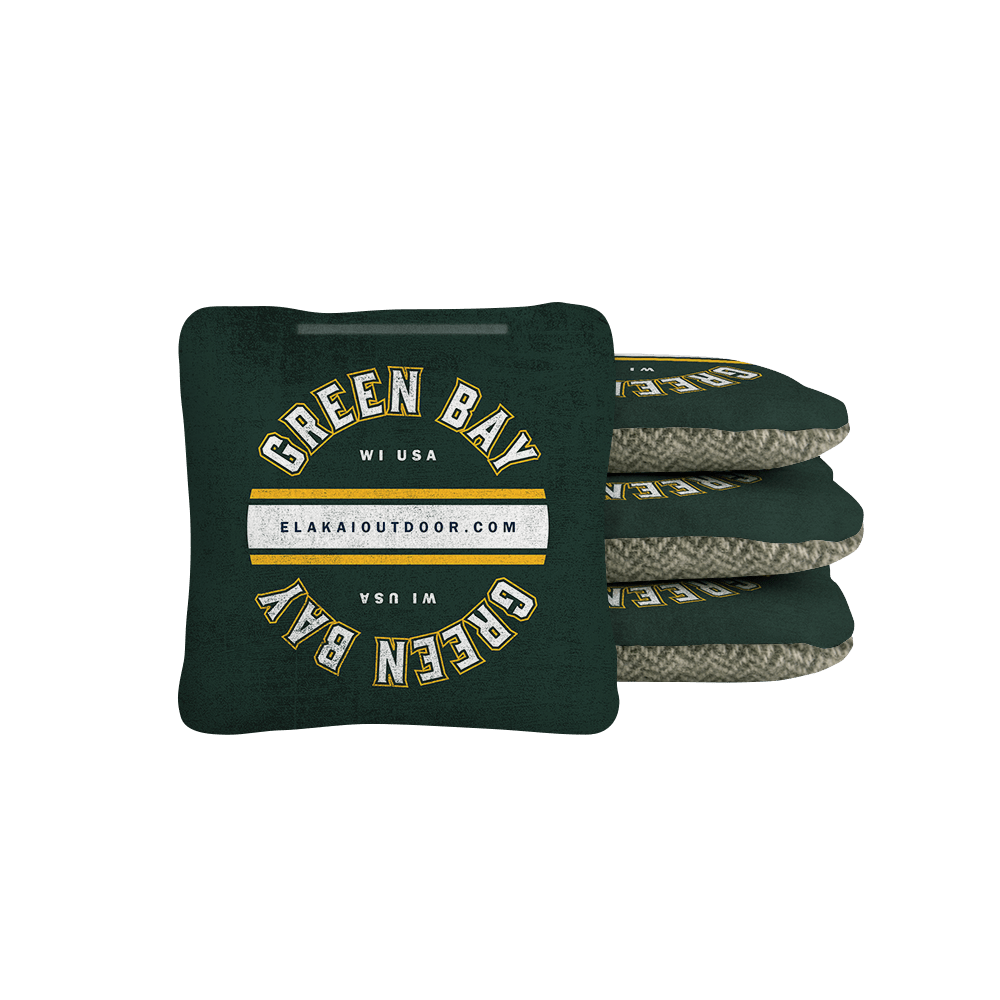 Green Bay Football Gameday Backyard 1x2 ft Cornhole Board Set