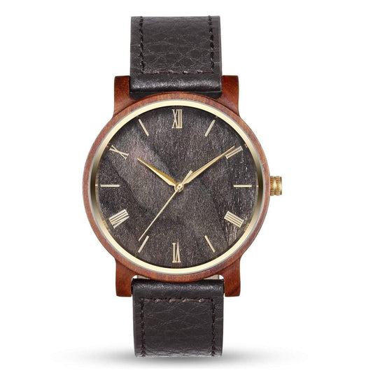 Groomsmen Set Of 5 Wooden Watches Red Arce