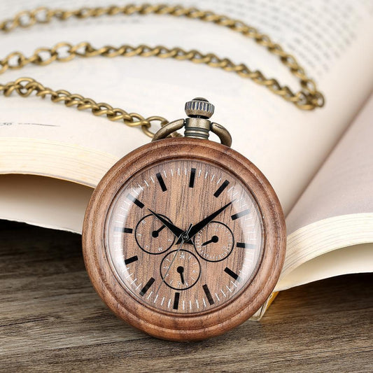 Groomsmen Set of 6 Wooden Pocket Watch | Perfecto