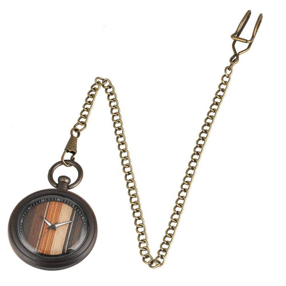Groomsmen Set of 7 Wooden Pocket Watch | Valor