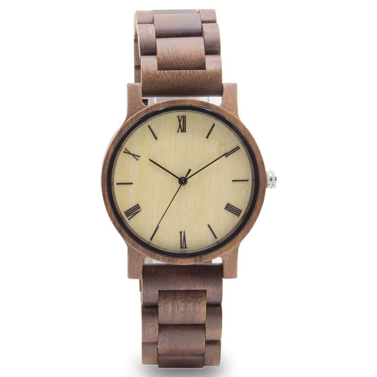 Groomsmen Set Of 7 Wooden Watches - Walnut Arce