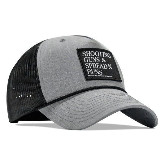 Shooting Guns & Spread'n Buns Patch Rope Snapback Hat