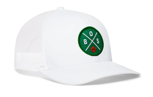 Boston Trucker Hat | BOS X Basketball Snapback