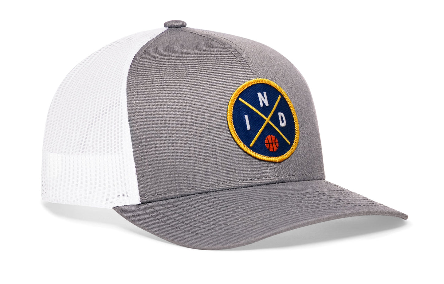 Indiana Trucker Hat | IND X Basketball Snapback