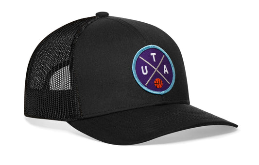 Utah Trucker Hat | UTA X Basketball Snapback