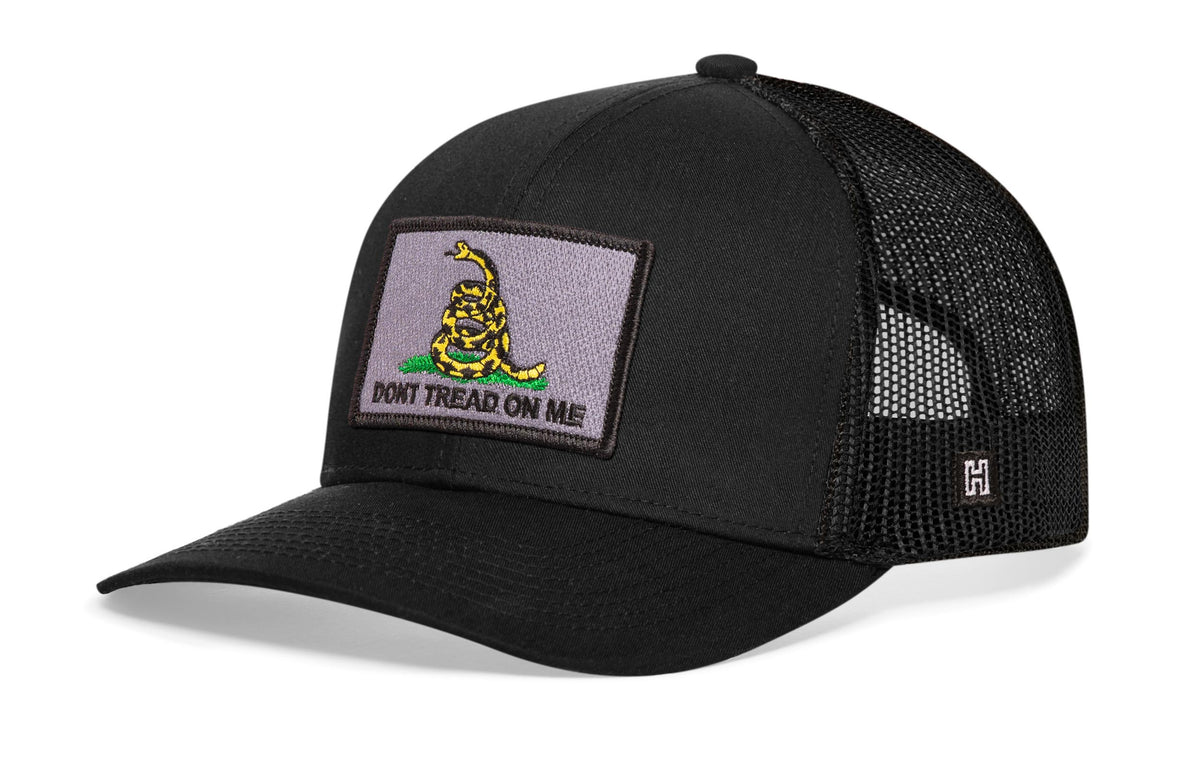 Dont Tread On Me Trucker Hat | Tactical-Yellow Gadsden Flag Snapback