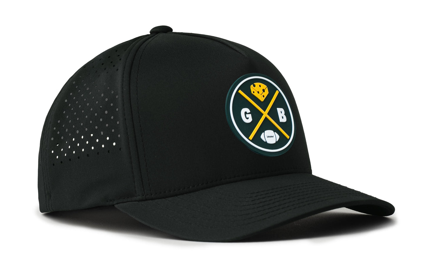 Green Bay Football Performance 5-Panel Hat | GB X Cheese Flexfit® Snapback