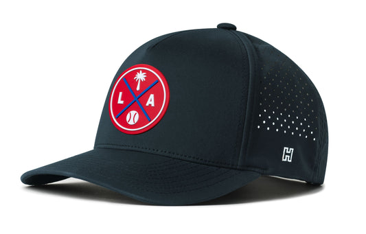 Los Angeles Baseball Performance 5-Panel Hat | Red LA X Flexfit® Snapback
