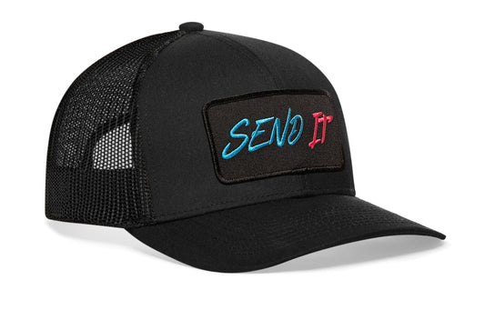 Send It Trucker Hat | Black Snapback