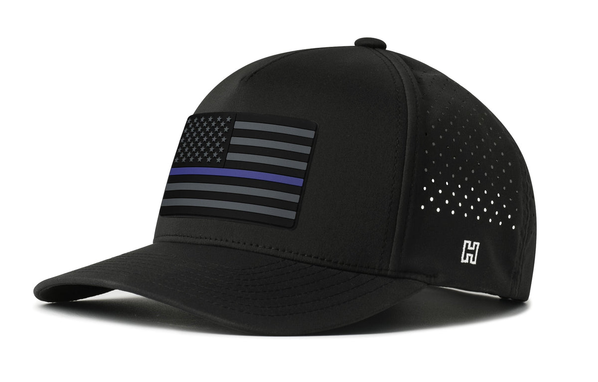 Thin Blue Line Performance 5-Panel Hat | Tactical Police Flexfit Snapback