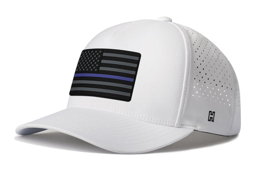 Thin Blue Line Performance 5-Panel Hat | Police Tactical Flexfit® Snapback