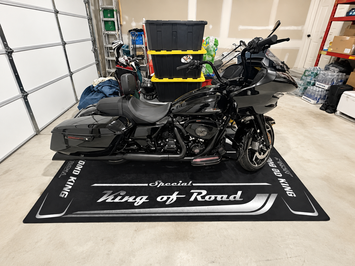 MPM Motorcycle Mat for Grand American Touring Motorcycle "Special King of Road" - MM7346