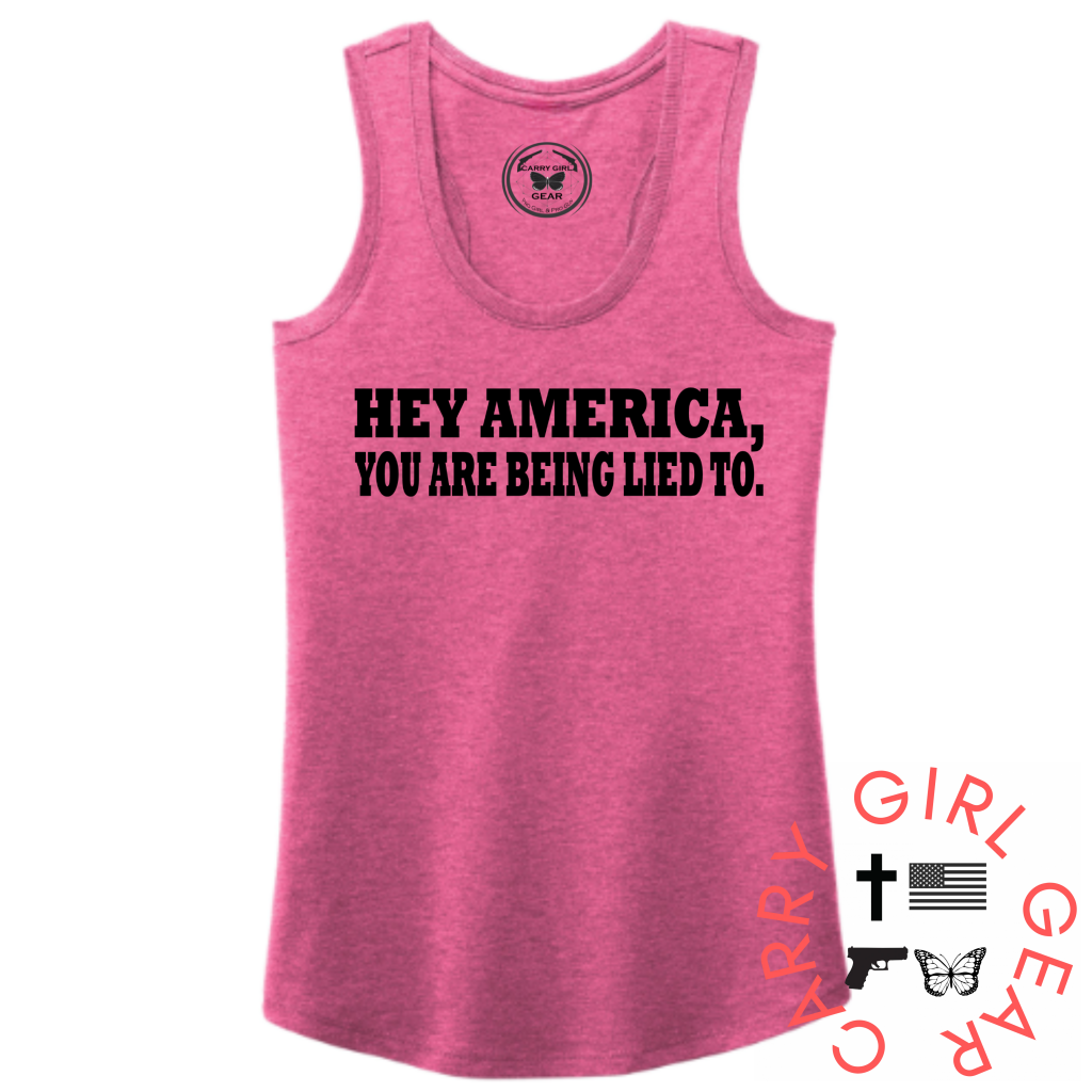 HEY AMERICA TANK TOP