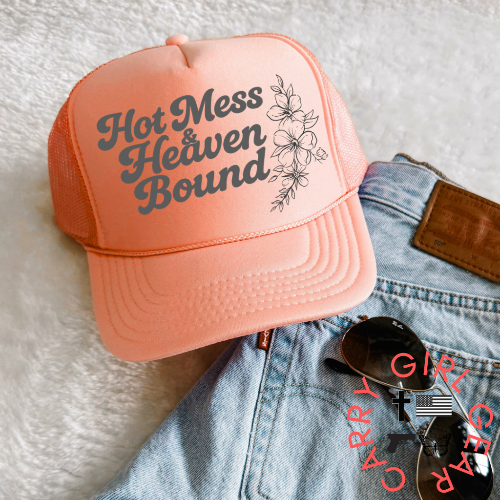 HOT MESS & HEAVEN BOUND Trucker