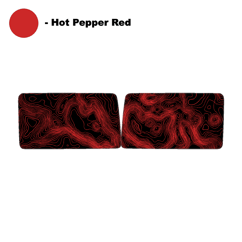Topo Hardtop Side Window Overlays - 2021+ Bronco 4 Door