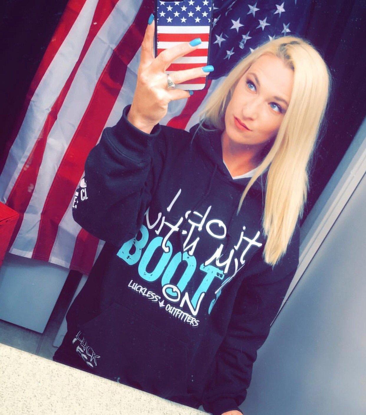 I Do It With My Boots On Hoodie